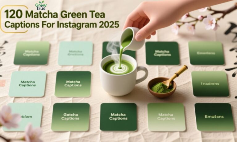 Matcha Green Tea Captions