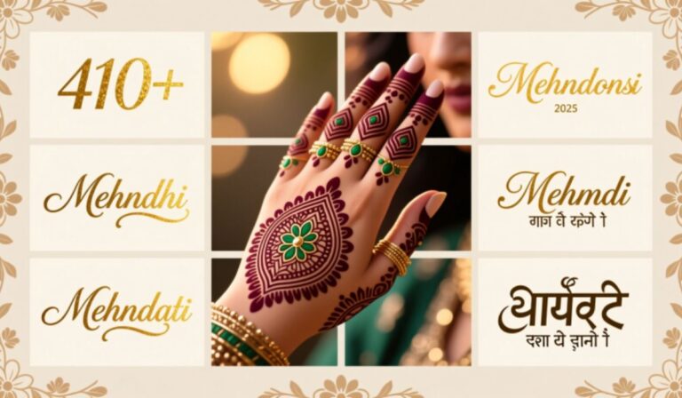 Stylish Mehndi Captions