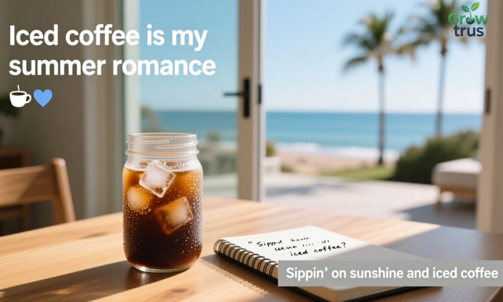 Iced Coffee Captions For Instagram