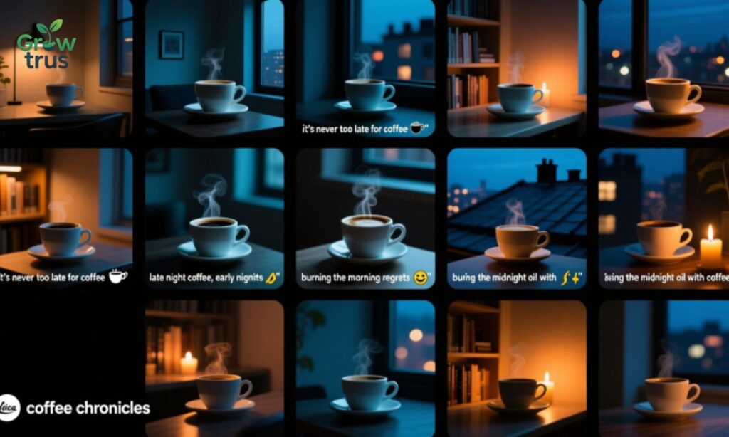 Late Night Coffee Captions For Instagram