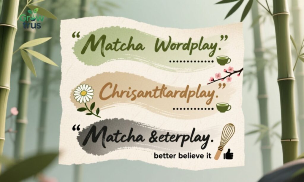 Matcha Quotes & Wordplay