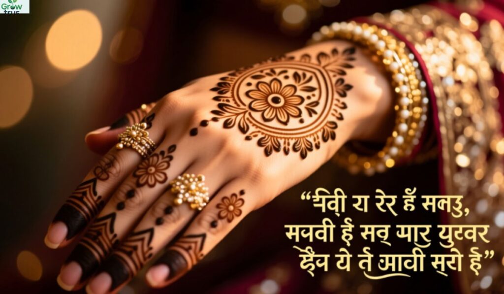 Mehndi Captions for Instagram in Hindi