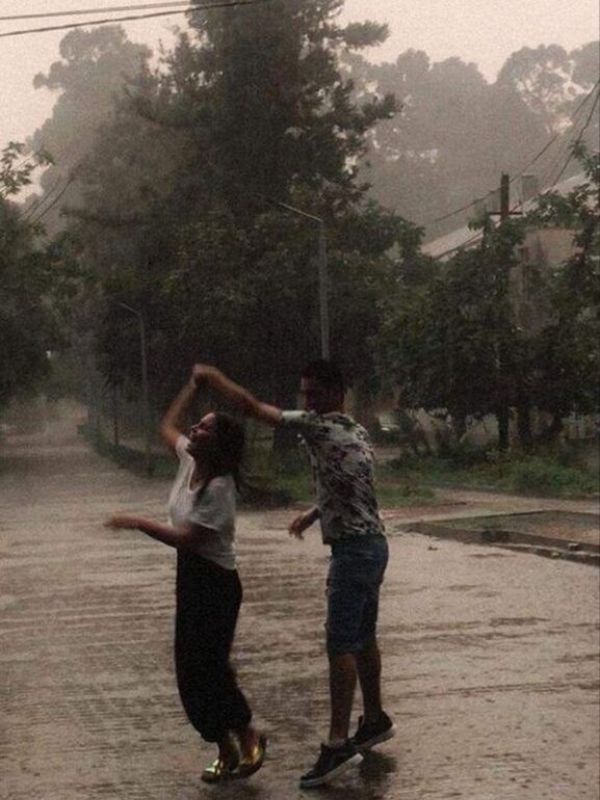 Romantic Rain Captions