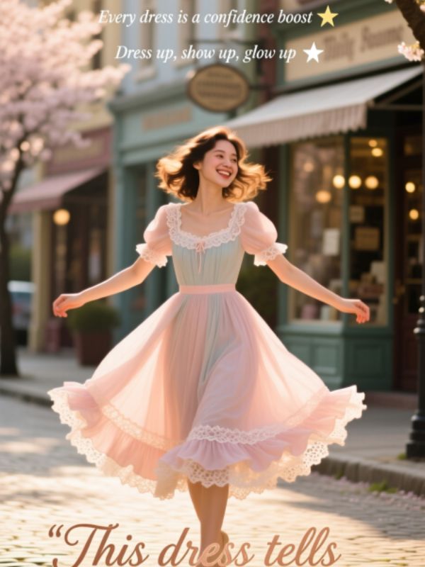 Sissy Dress Captions for Outfits