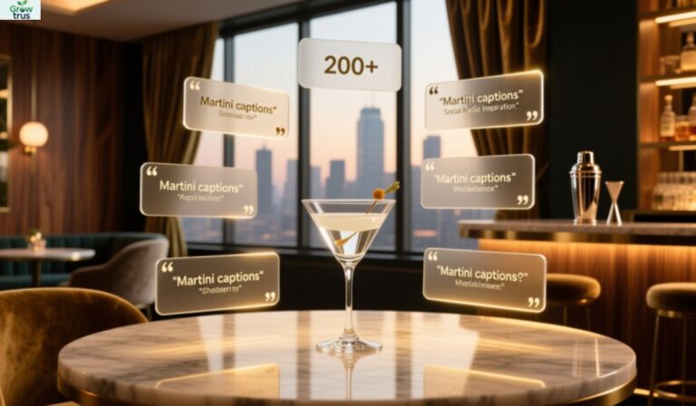 Martini Captions For Instagram