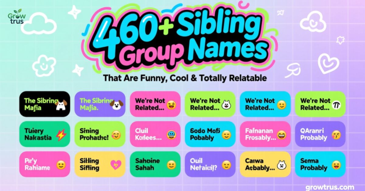 Sibling Group Names