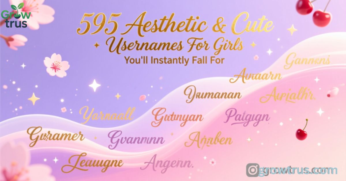 Cute Usernames For Girls