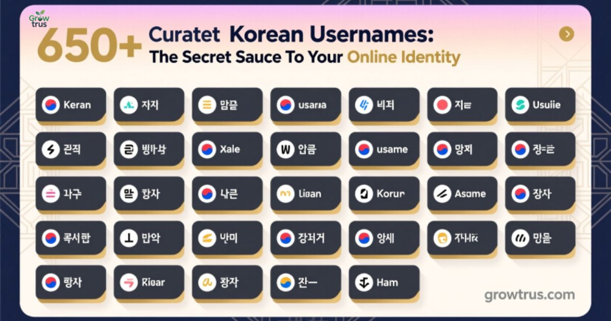 Korean Usernames